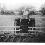 Hay Sweep On Standard Fordson Late 1940's