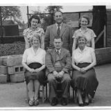 Hall Orchard Staff 1950's 001