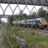 Train crash footbridge