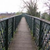 Footbridge over railway