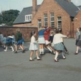 Girls playground, Barrow junior school