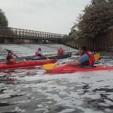 Beneath the weir