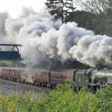 Steam special passes through Barrow