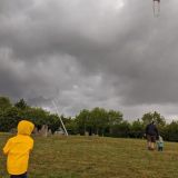 Kite in a storm