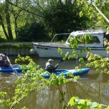 Blue Kayaks