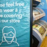 Face covering sign